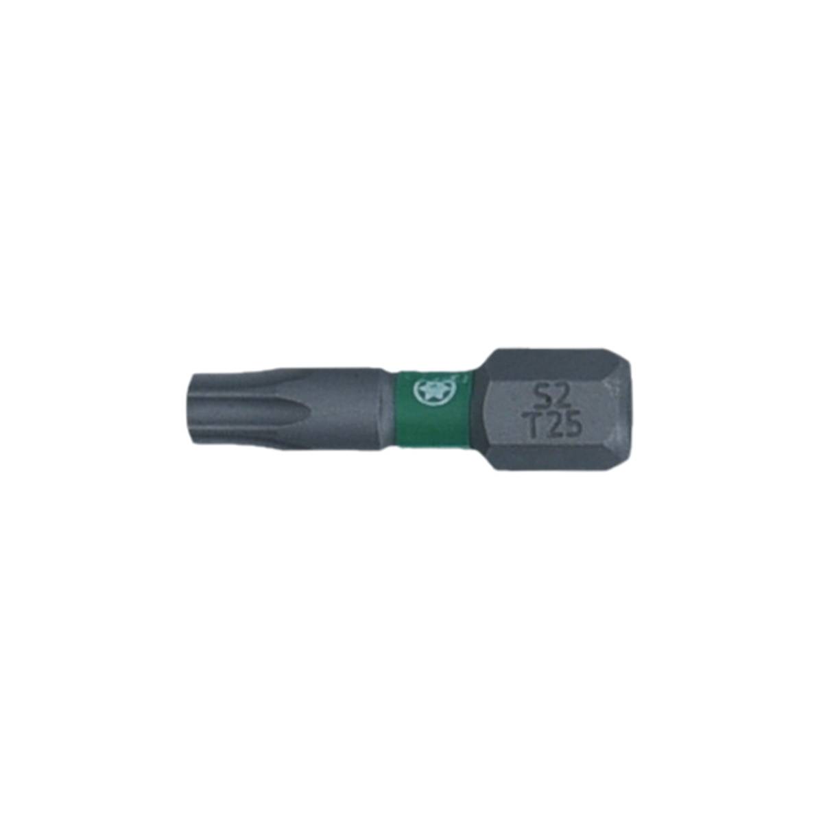 SW-Stahl Schraubendrehbit, 1/4", mit Farbcodierung, 25 mm, T-Profil, T25