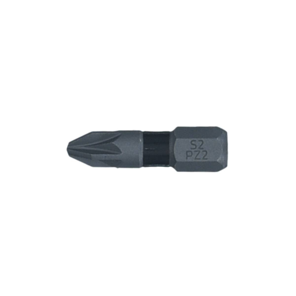 SW-Stahl Schraubendrehbit, 1/4", mit Farbcodierung, 25 mm, Kreuz, PZ2