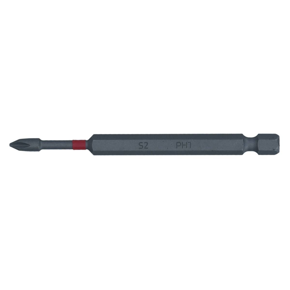 SW-Stahl Schraubendrehbit, 1/4", mit Farbcodierung, 89 mm, Kreuz, PH1