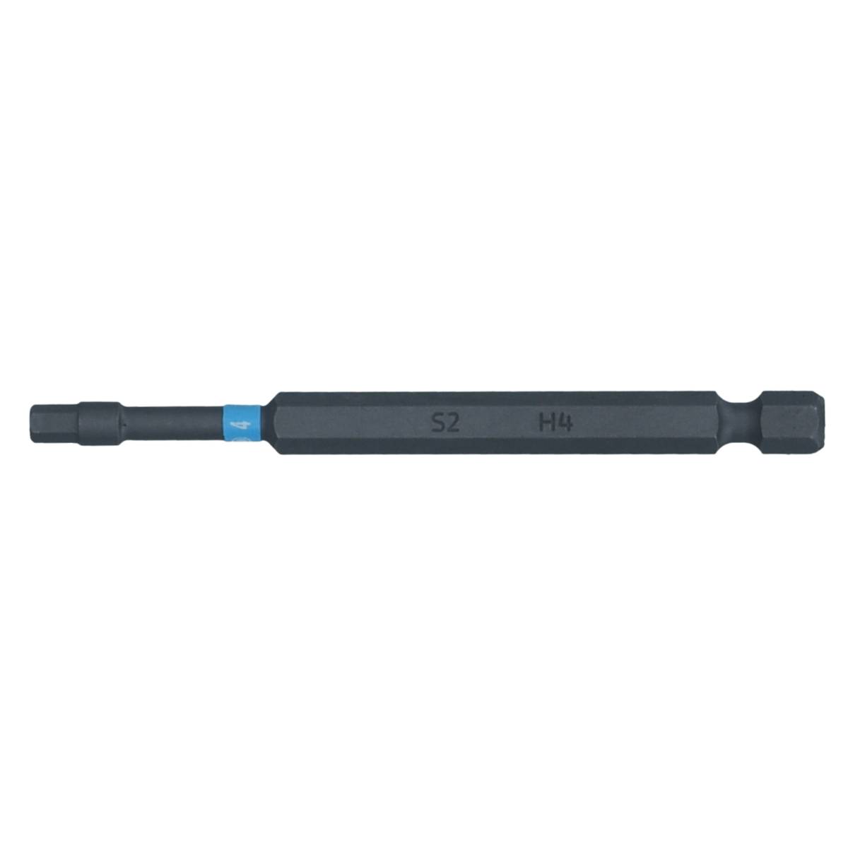SW-Stahl Schraubendrehbit, 1/4", mit Farbcodierung, 89 mm, Innensechskant, 4 mm