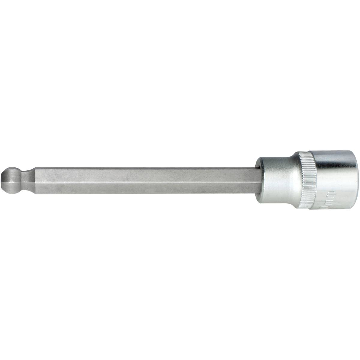 SW-Stahl Schraubendreheinsatz, 1/2", Innensechskant, 4 x 140 mm, Kugelkopf