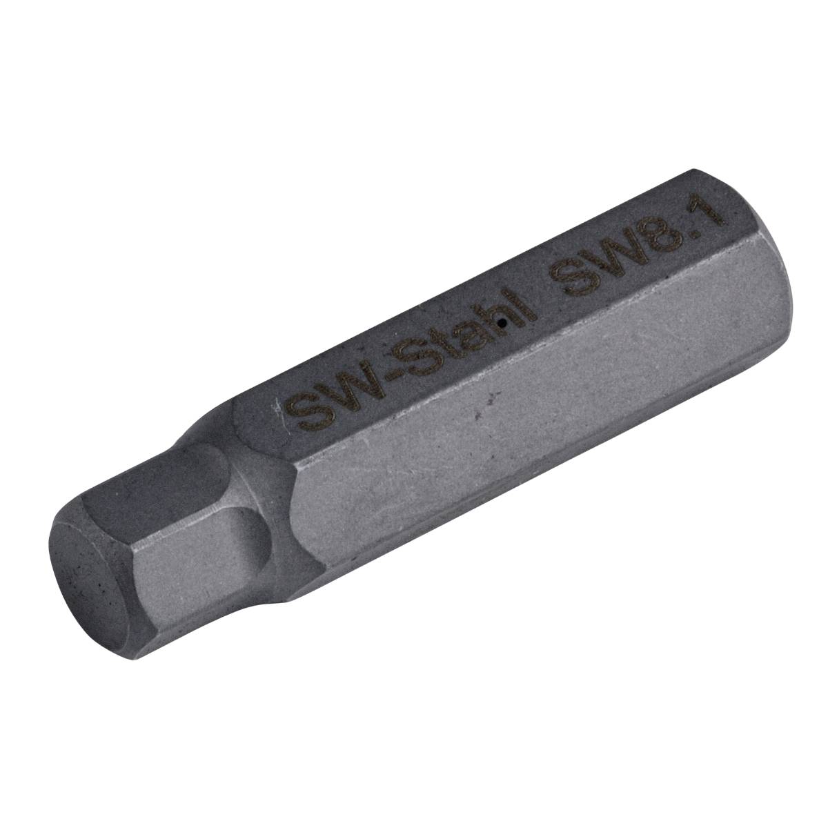 SW-Stahl Schraubendrehbit, 3/8", Innensechskant, Übermaß, 8,1 mm