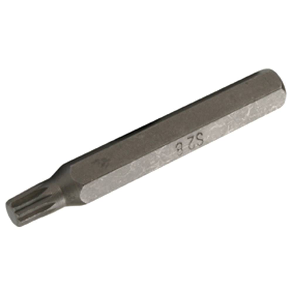 SW-Stahl Schraubendrehbit, 3/8", Innenvielzahn, M8, lang