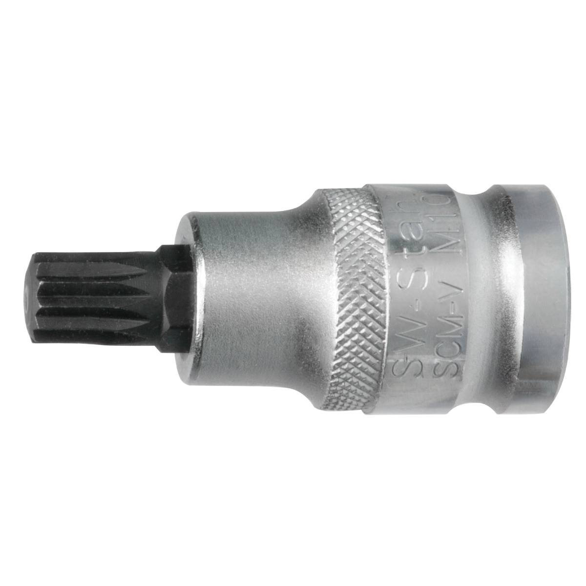 SW-Stahl Schraubendreheinsatz, 1/2", Innenvielzahn, M5 x 53 mm