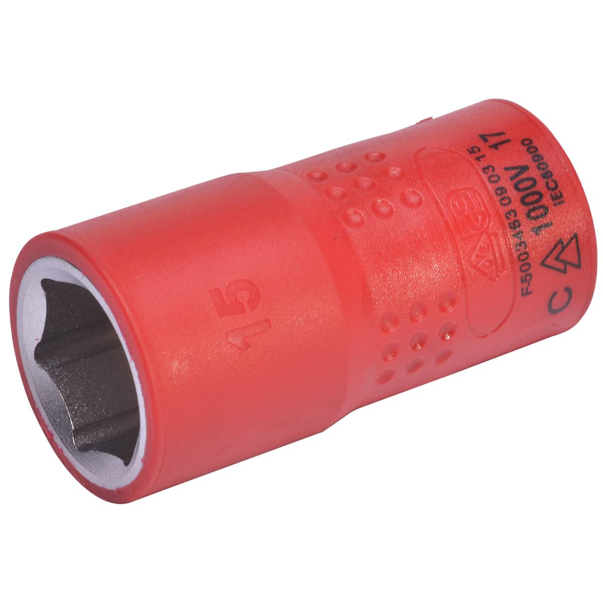 SW-Stahl Steckschlüsseleinsatz, 3/8", 15 mm, VDE