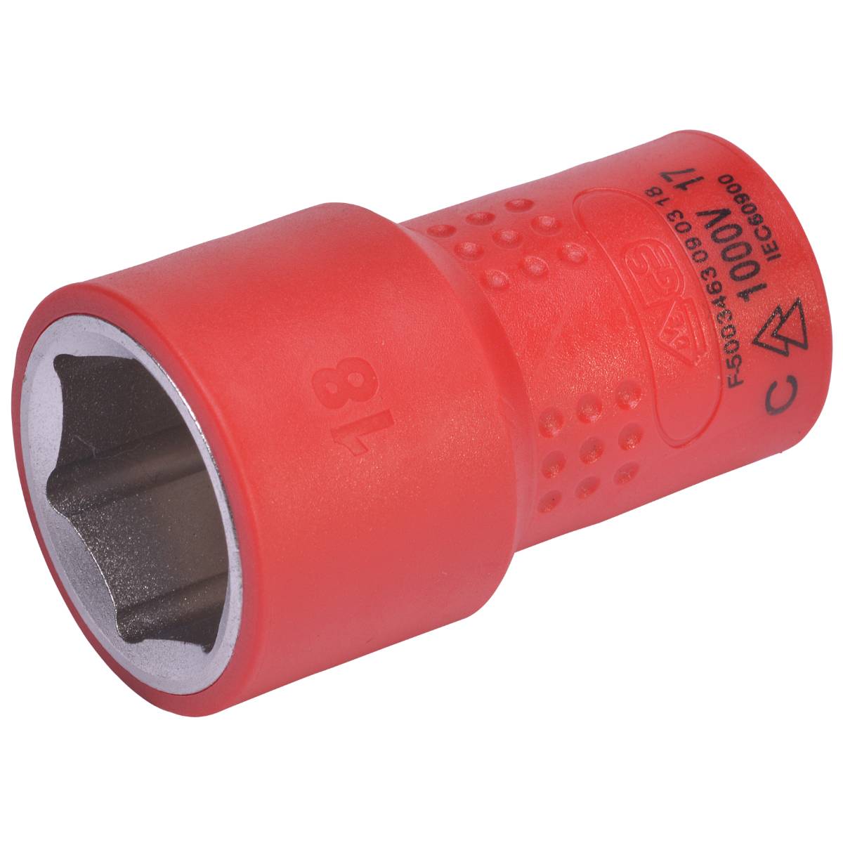 SW-Stahl Steckschlüsseleinsatz, 3/8", 18 mm, VDE