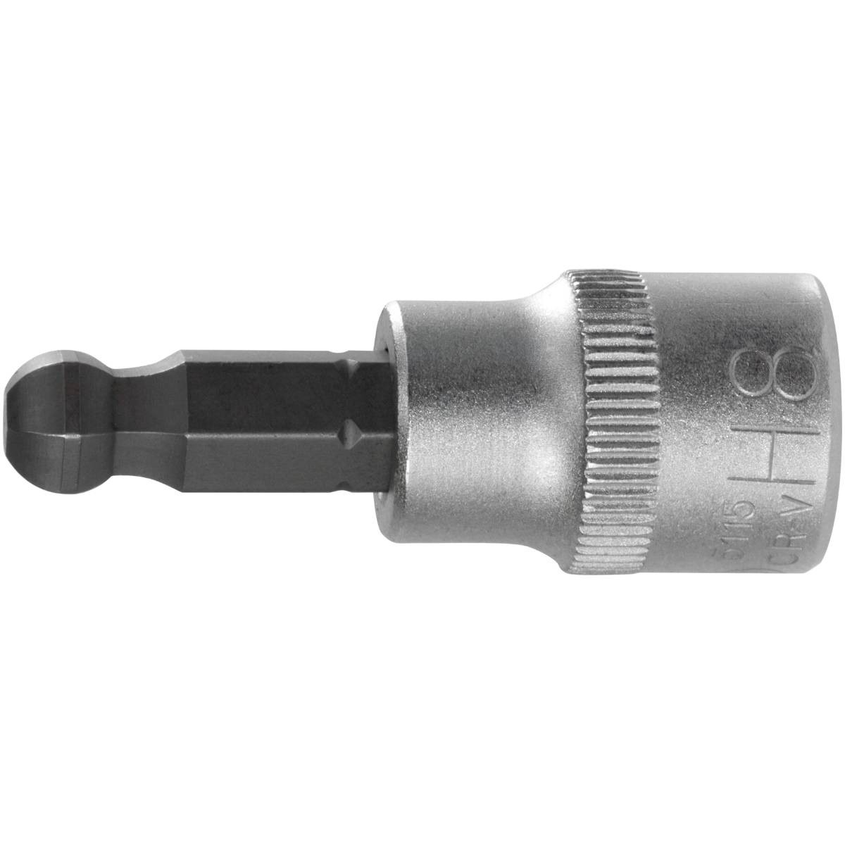 SW-Stahl Schraubendreheinsatz, 3/8", Innensechskant, 8 mm, mit Kugelkopf