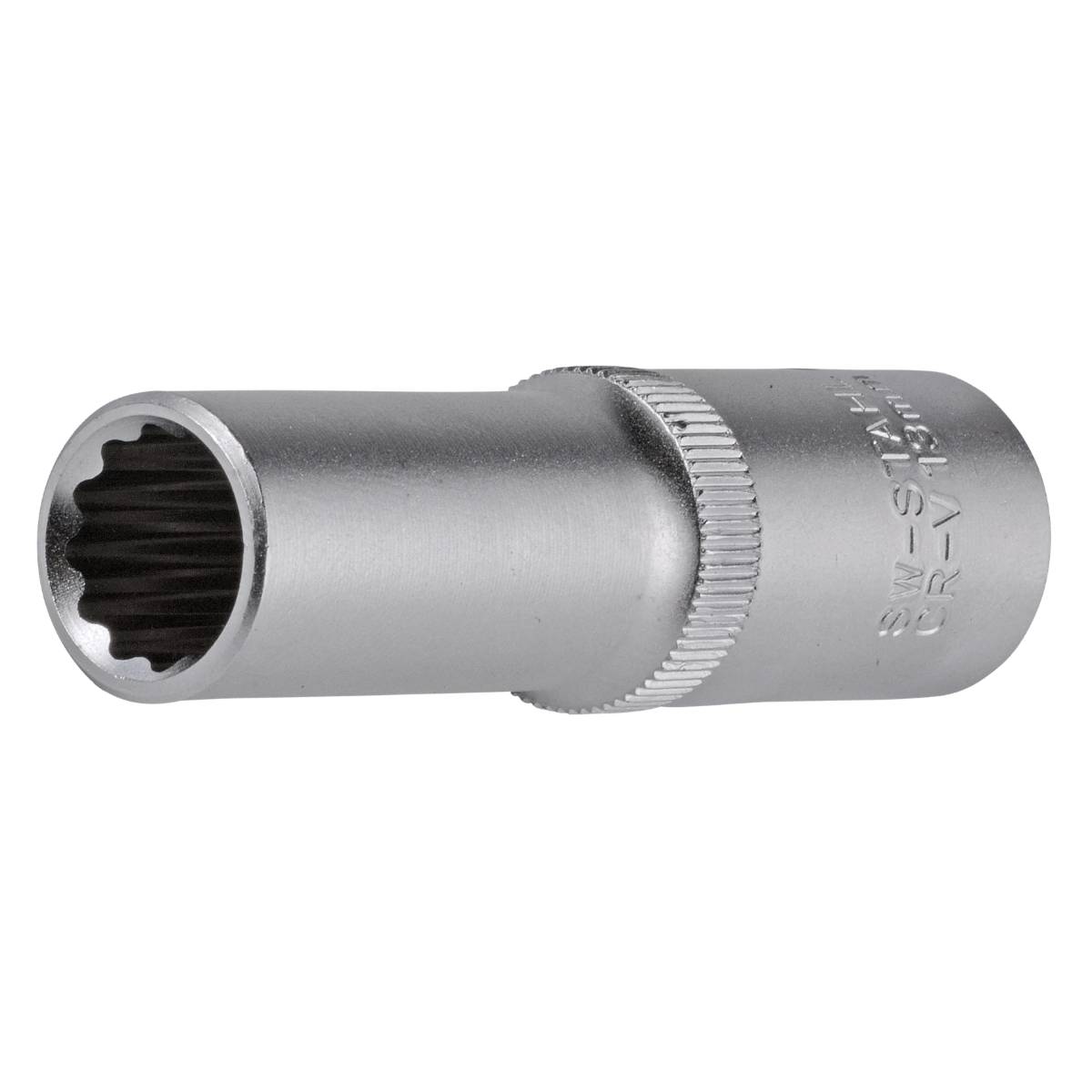 SW-Stahl Steckschlüsseleinsatz, 1/2", Zwölfkant, 13 mm, tief