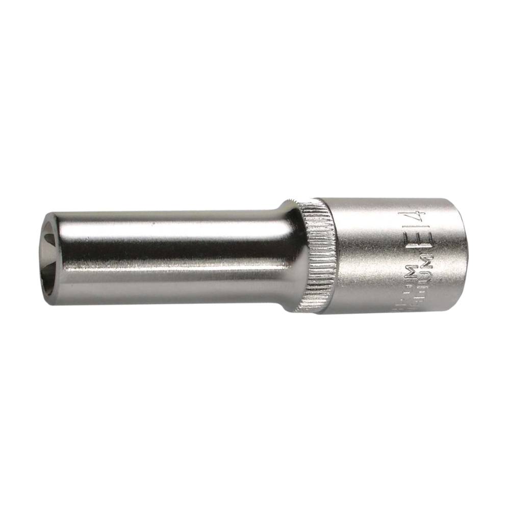 SW-Stahl Steckschlüsseleinsatz, 1/2", E-Profil, E22, tief