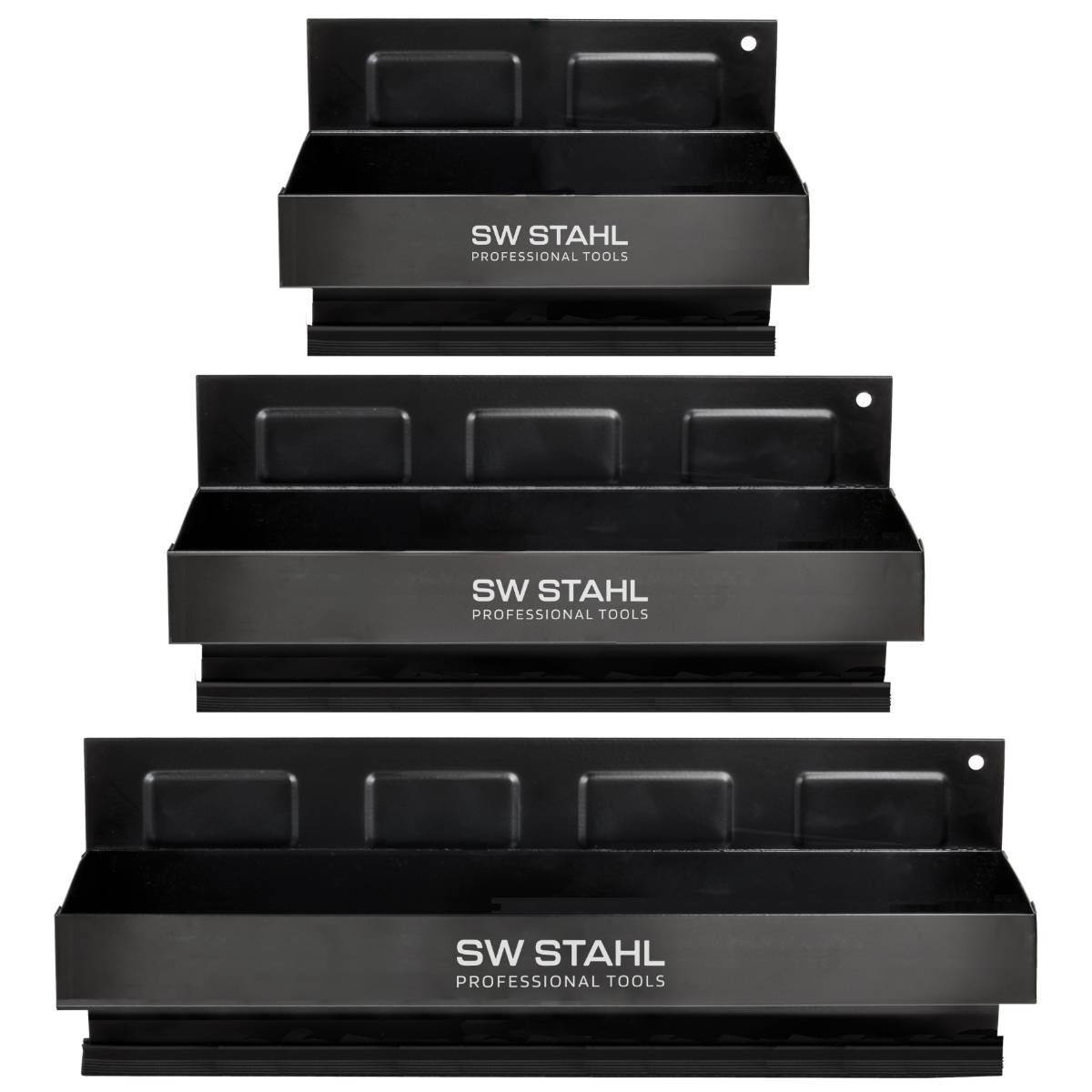 SW-Stahl Ablageschalensatz, magnetisch