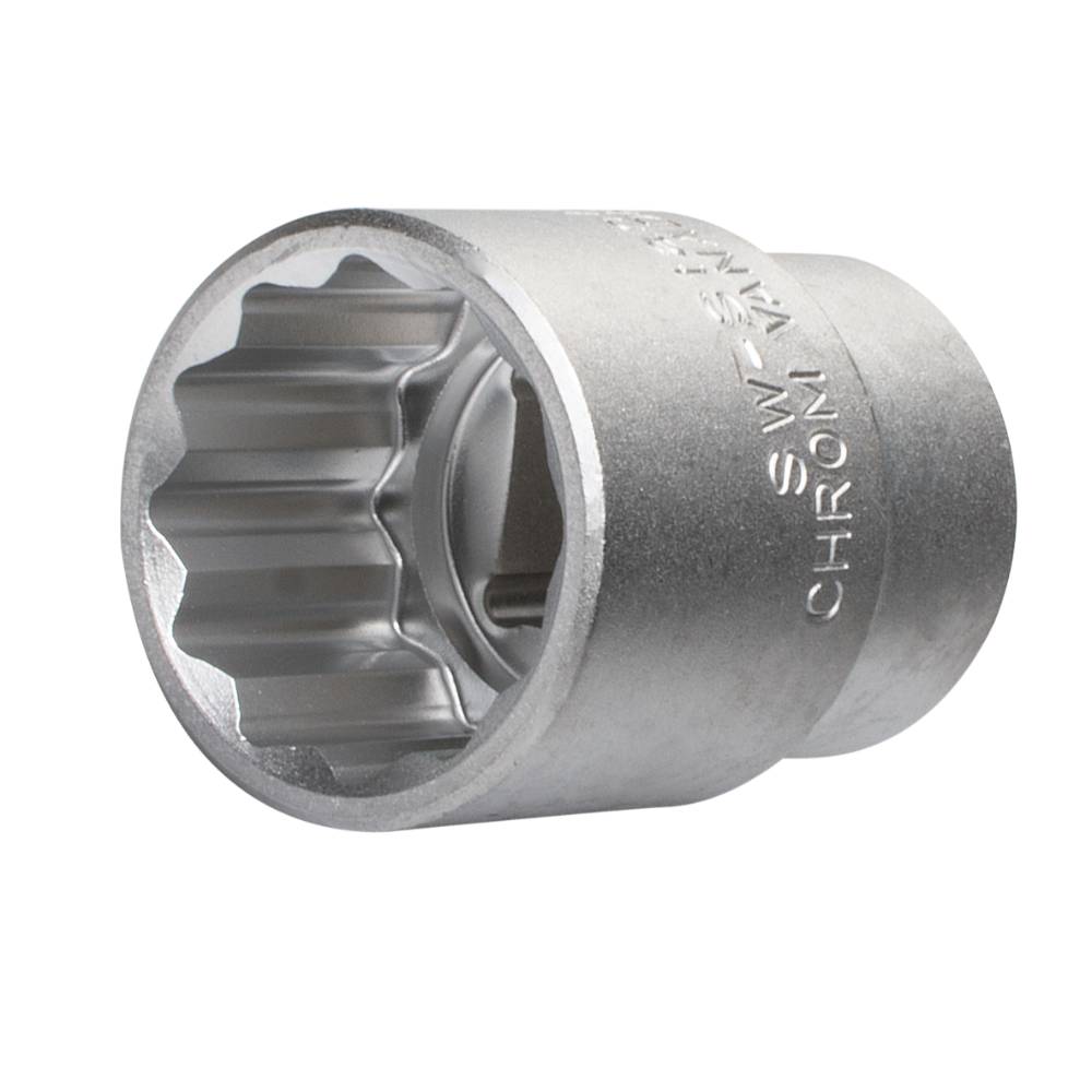 SW-Stahl Steckschlüsseleinsatz, 3/4", Zwölfkant, 32 mm