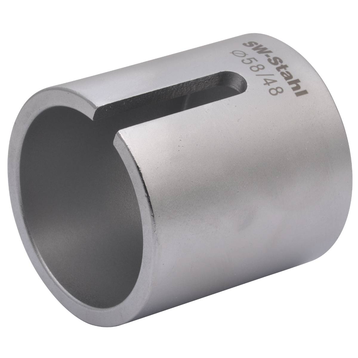 SW-Stahl Druckstück mit Kontrollaussparung, 58/48 mm