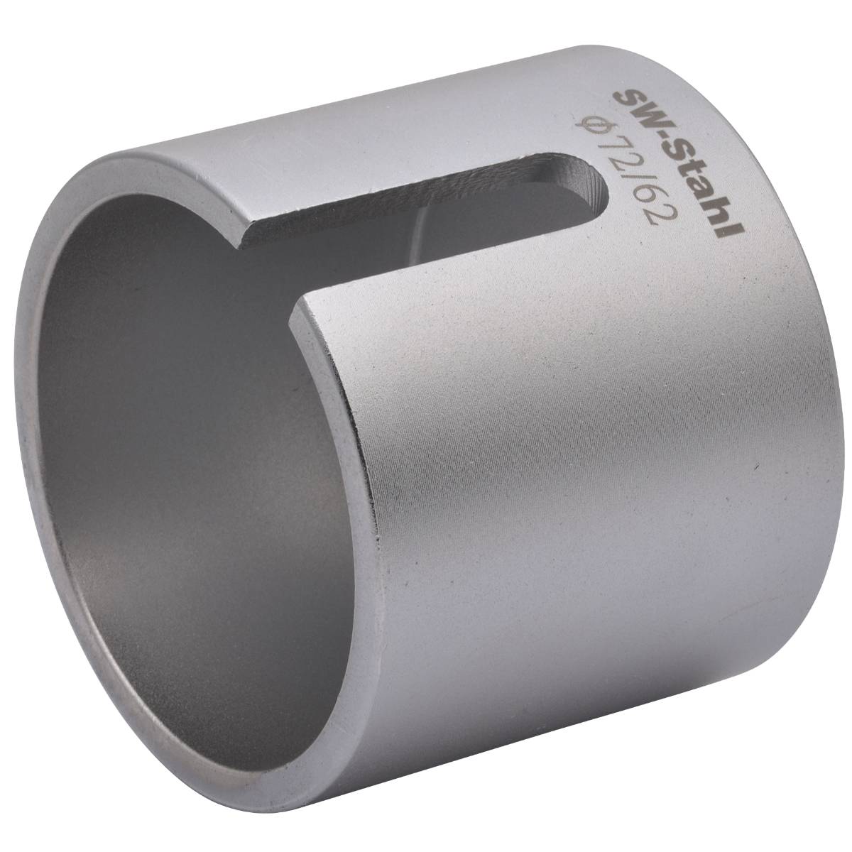 SW-Stahl Druckstück mit Kontrollaussparung, 72/62 mm