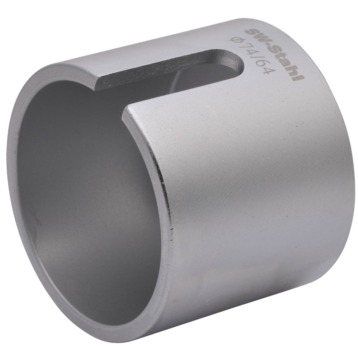 SW-Stahl Druckstück mit Kontrollaussparung, 74/64 mm