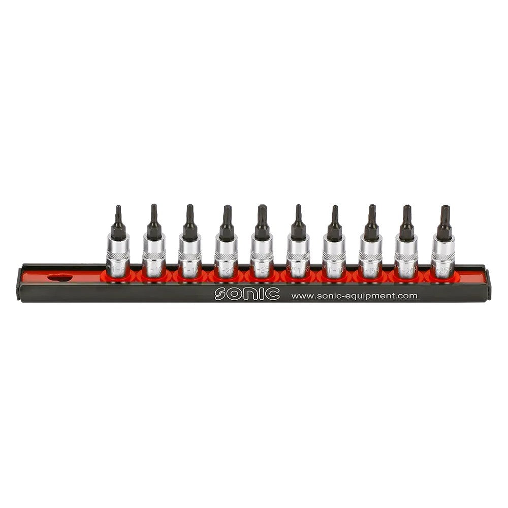Sonic Bitsatz 1/4" TX auf Steckleiste 10-teilig - 101004