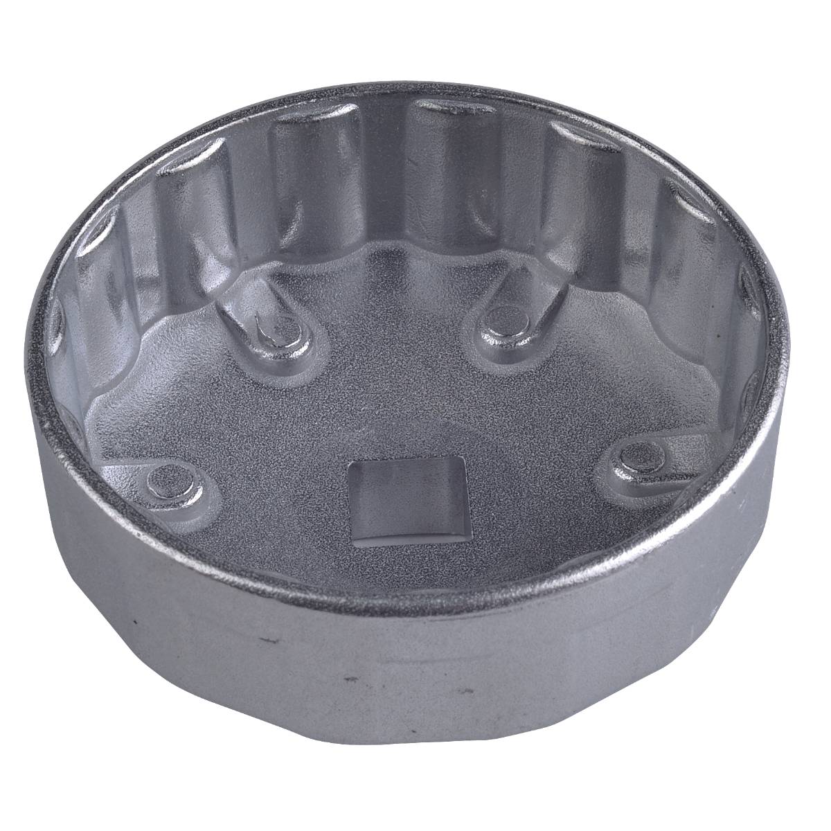 SW-Stahl Ölfilterschlüssel, Alu, 1/2'' Antrieb, 74 mm, 14 Kanten