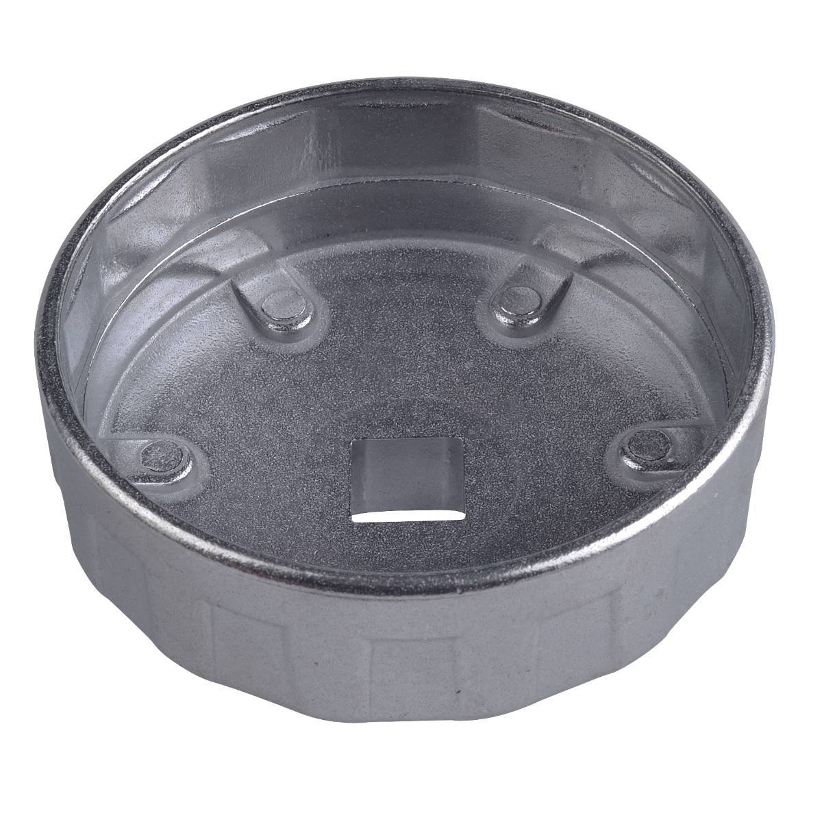SW-Stahl Ölfilterschlüssel, Alu, 1/2'' Antrieb, 74 mm, 15 Kanten