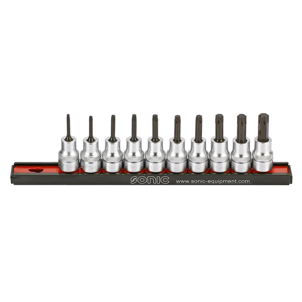 Sonic Bitsatz 3/8" TX auf Steckleiste 10-teilig - 201005