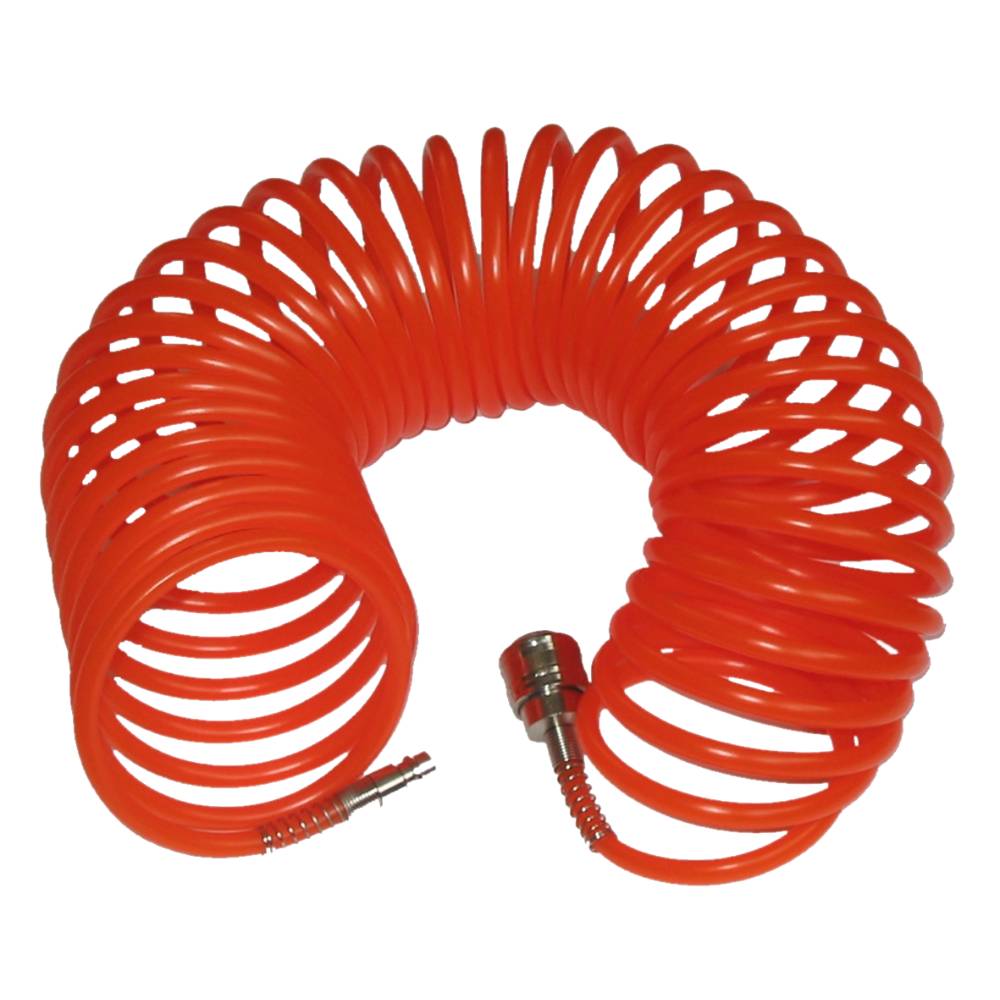 SW-Stahl Druckluft-Spiralschlauch, Innendurchmesser 6 mm, 10 m