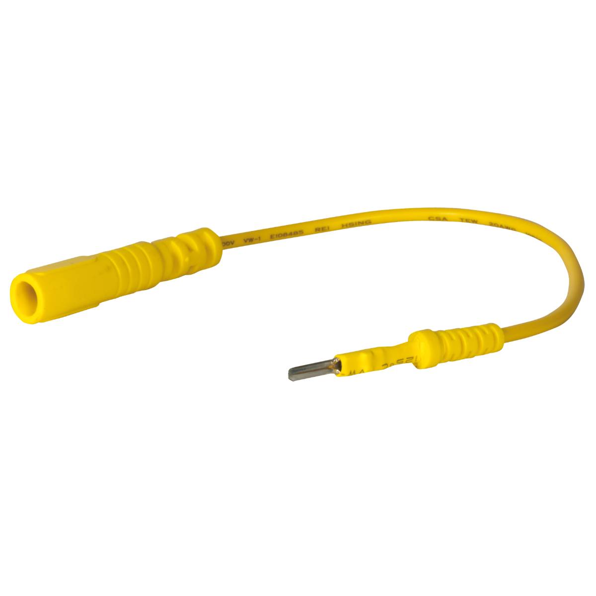 SW-Stahl Prüfkabel Stecker 2,2 mm, gelb