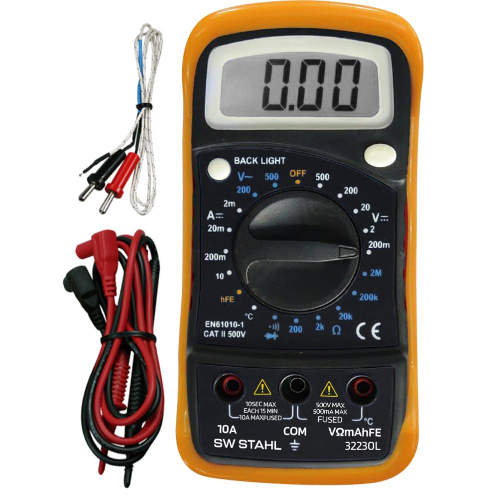 SW-Stahl Digital-Multimeter, 500 V, CAT II