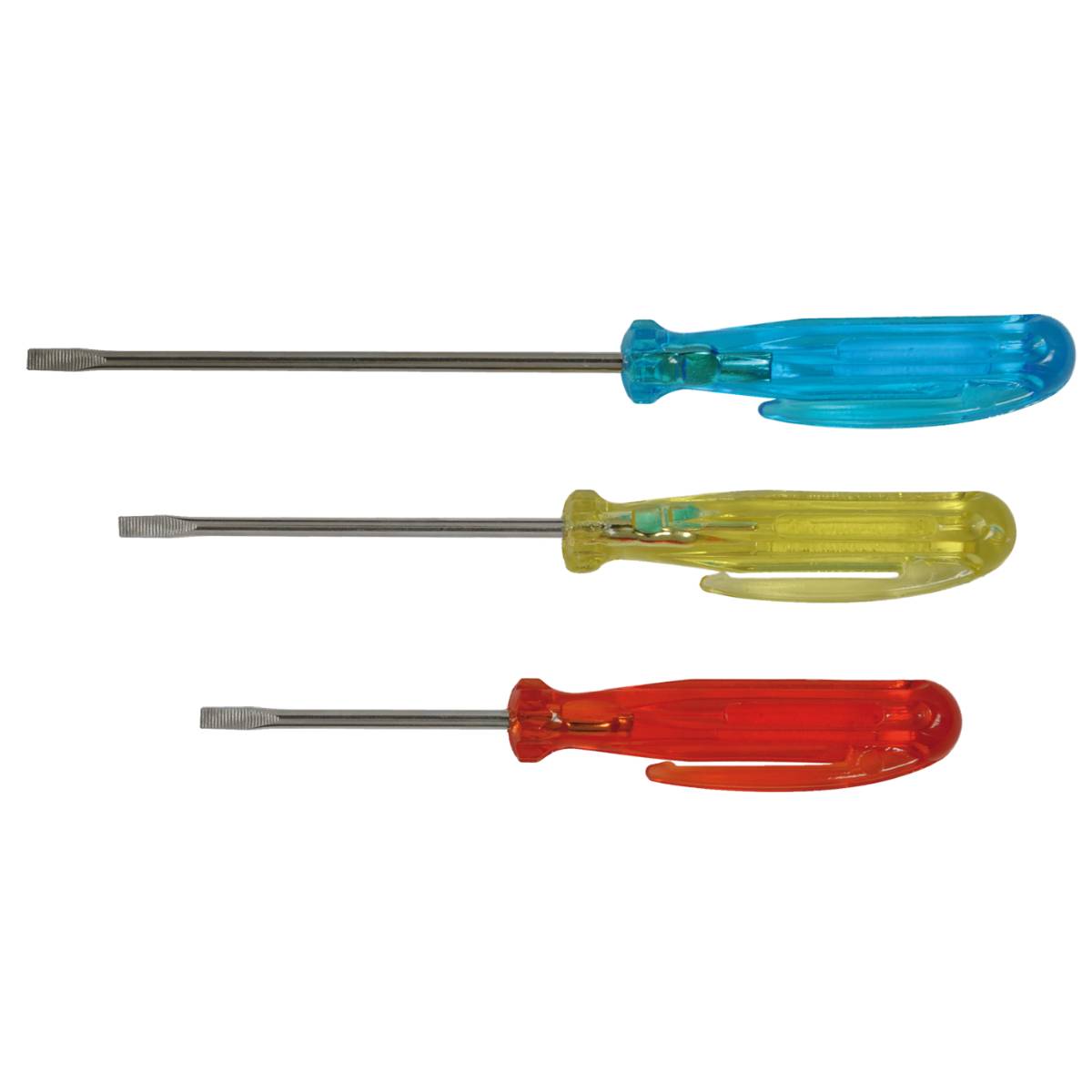 SW-Stahl Schraubendrehersatz, Mini, Plastikclip, 60-teilig
