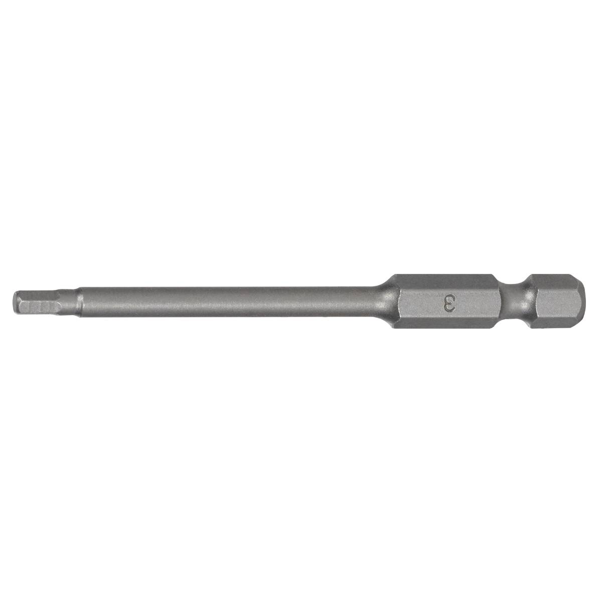 SW-Stahl Schraubendrehbit, 1/4", Innensechskant, 3 mm, lang