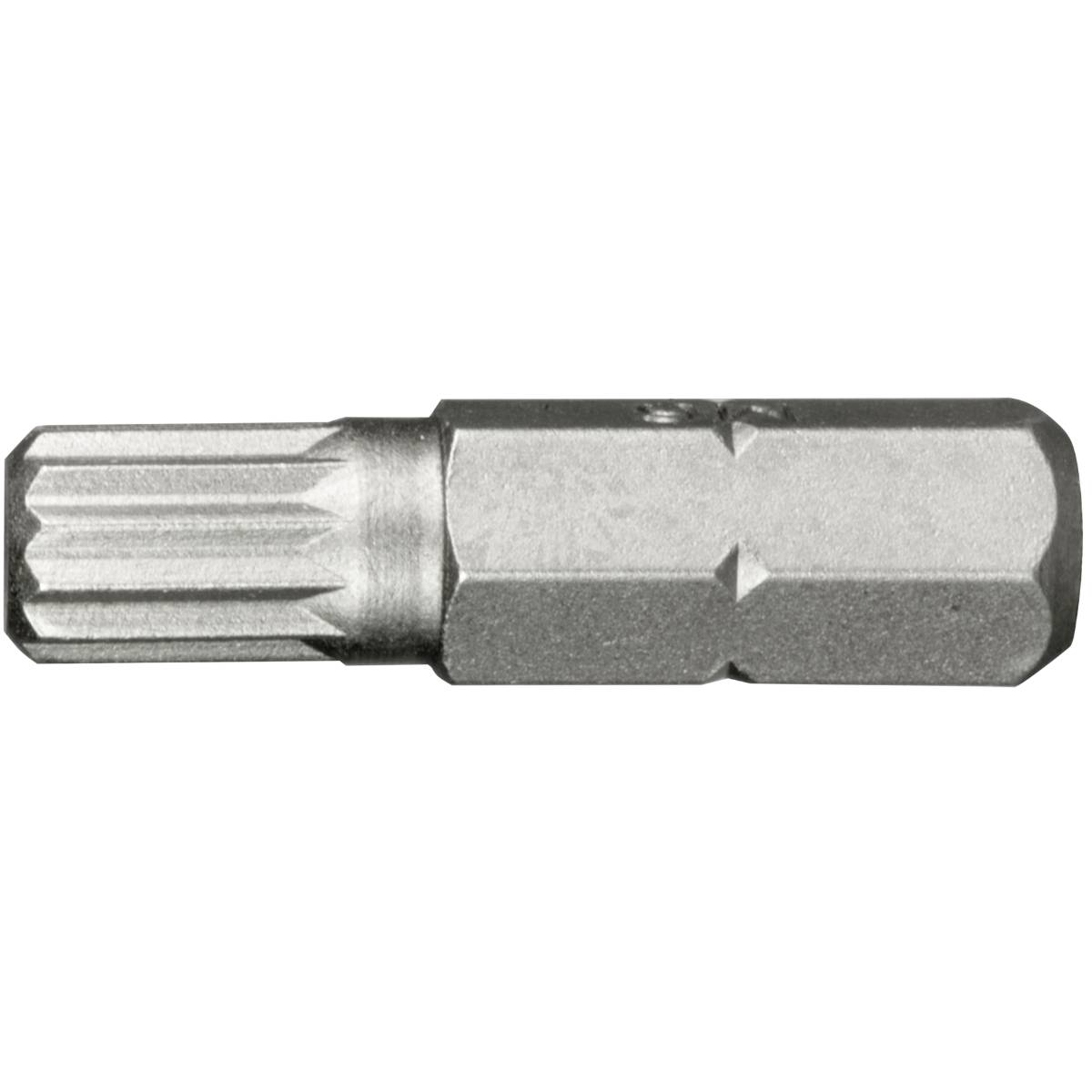 SW-Stahl Schraubendrehbit, 1/4", Innenvielzahn, M6
