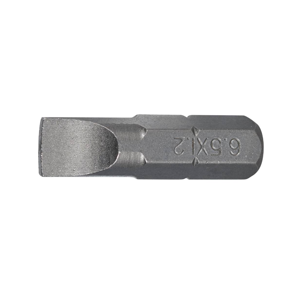 SW-Stahl Schraubendrehbit, 1/4", Schlitz, 6,5 mm