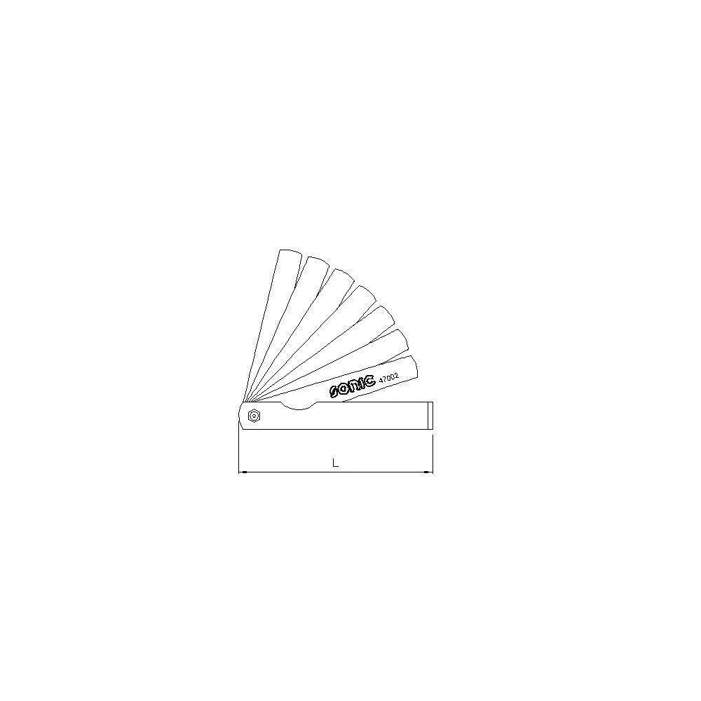 Sonic Fühlerlehre 26-teilig - 47002