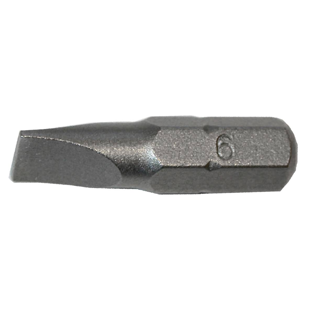 SW-Stahl Schraubendrehbit, 8 mm, Schlitz, 10 mm