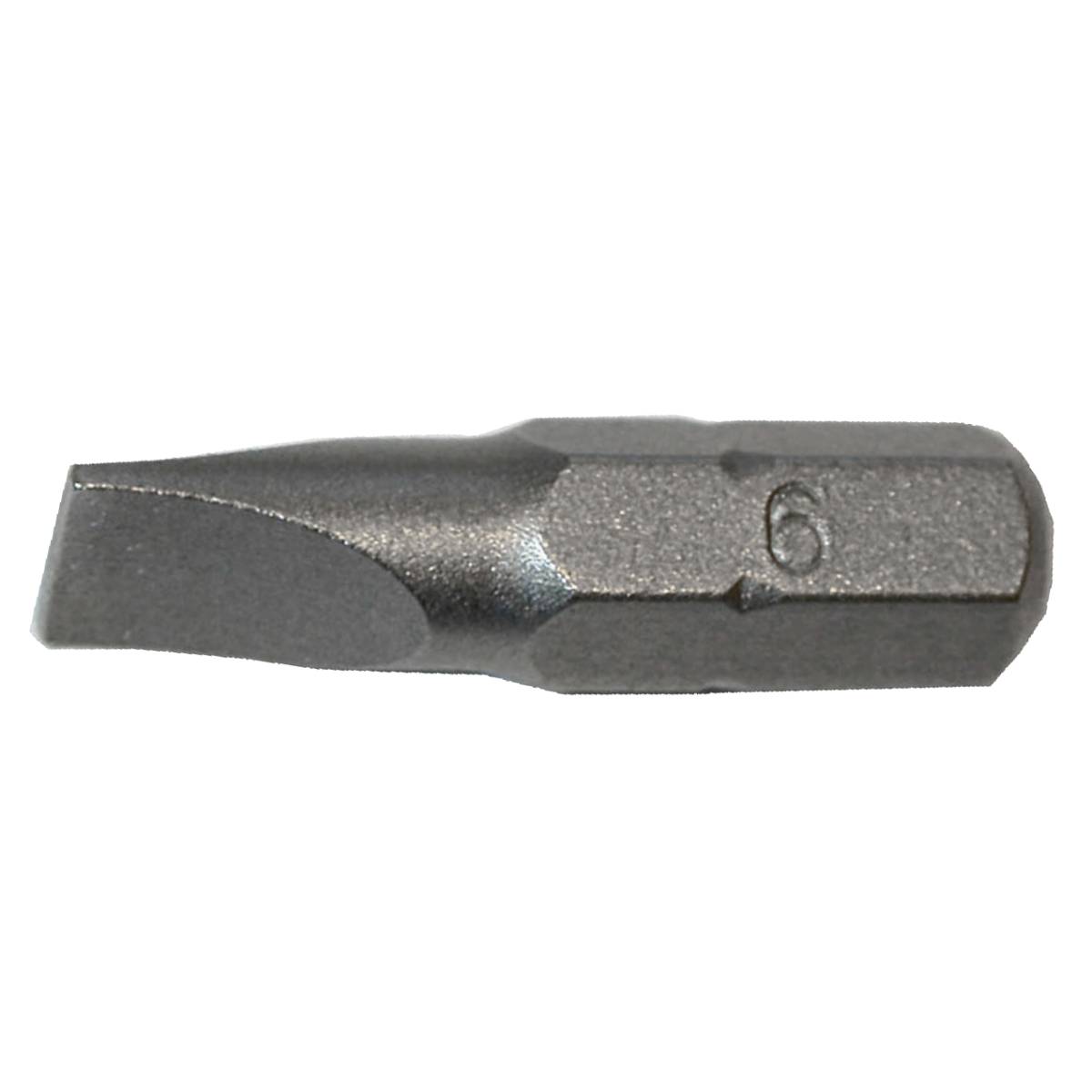 SW-Stahl Schraubendrehbit, 8 mm, Schlitz, 12 mm