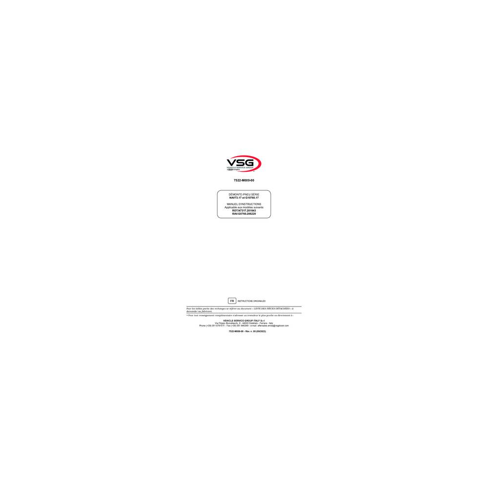 Ravaglioli Reifenmontiermaschine G10760.17