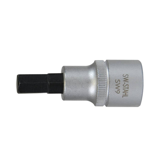 SW-Stahl Schraubendreheinsatz, 1/2", Innensechskant, 9 x 60 mm