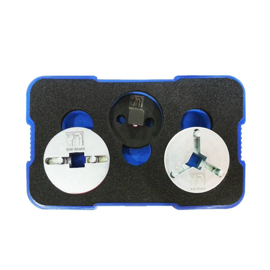 SW-Stahl Universal-Bremskolbendrehadapter, 3-teilig