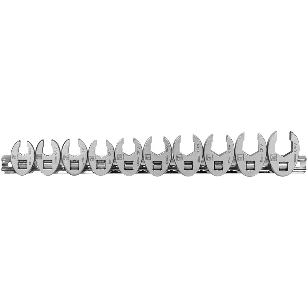 SW-Stahl offener Ringschlüsselsatz 3/8" 10-teilig (10 bis 19 mm)