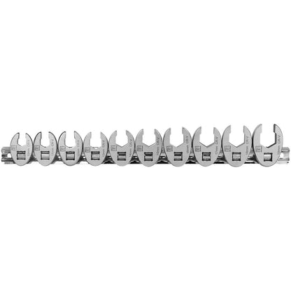 SW-Stahl offener Ringschlüsselsatz 3/8" 10-teilig (10 bis 19 mm)