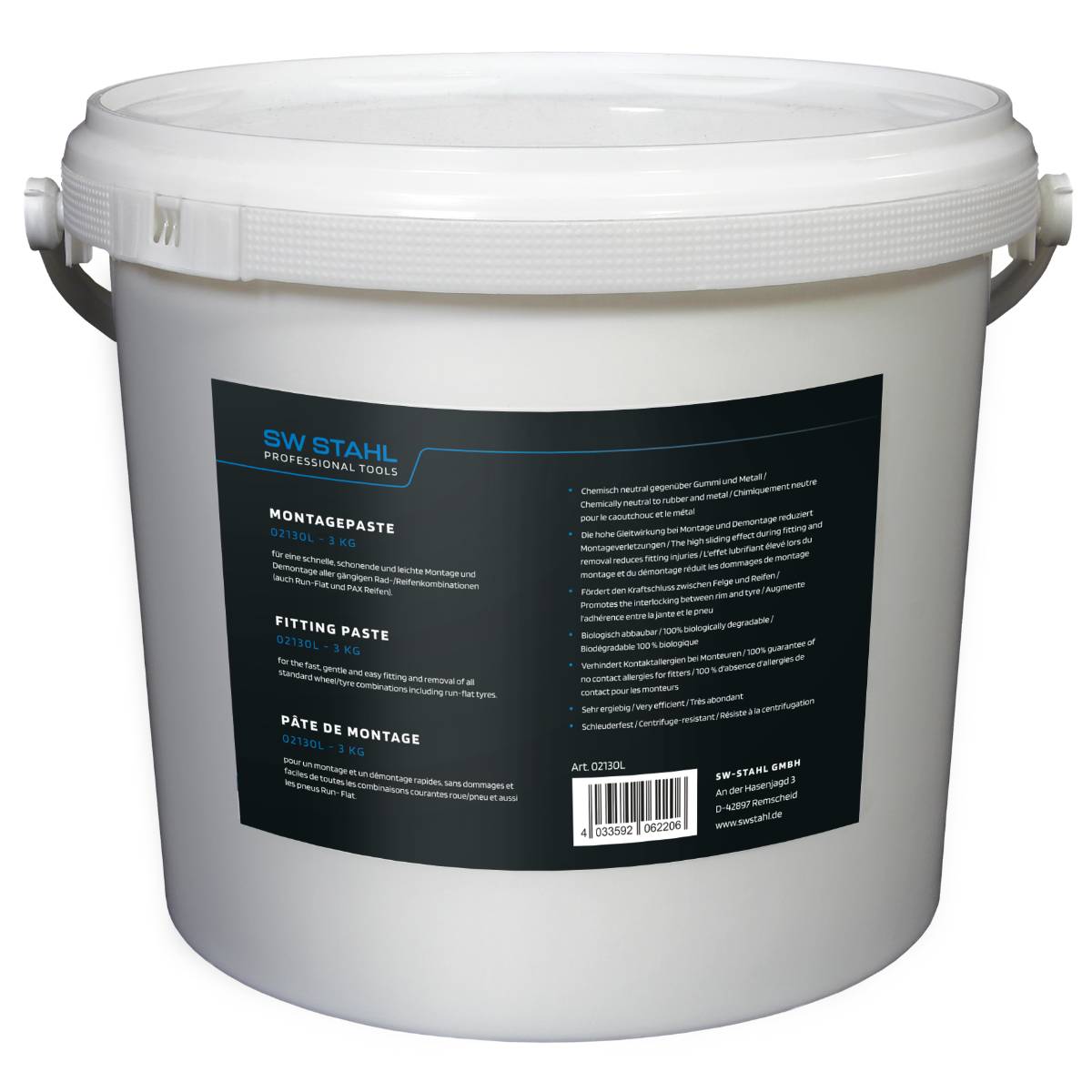 SW-Stahl Montagepaste, 3 kg