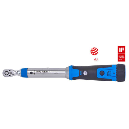 SW-Stahl Profi Drehmomentschlüssel, 1/4", 5-25 Nm