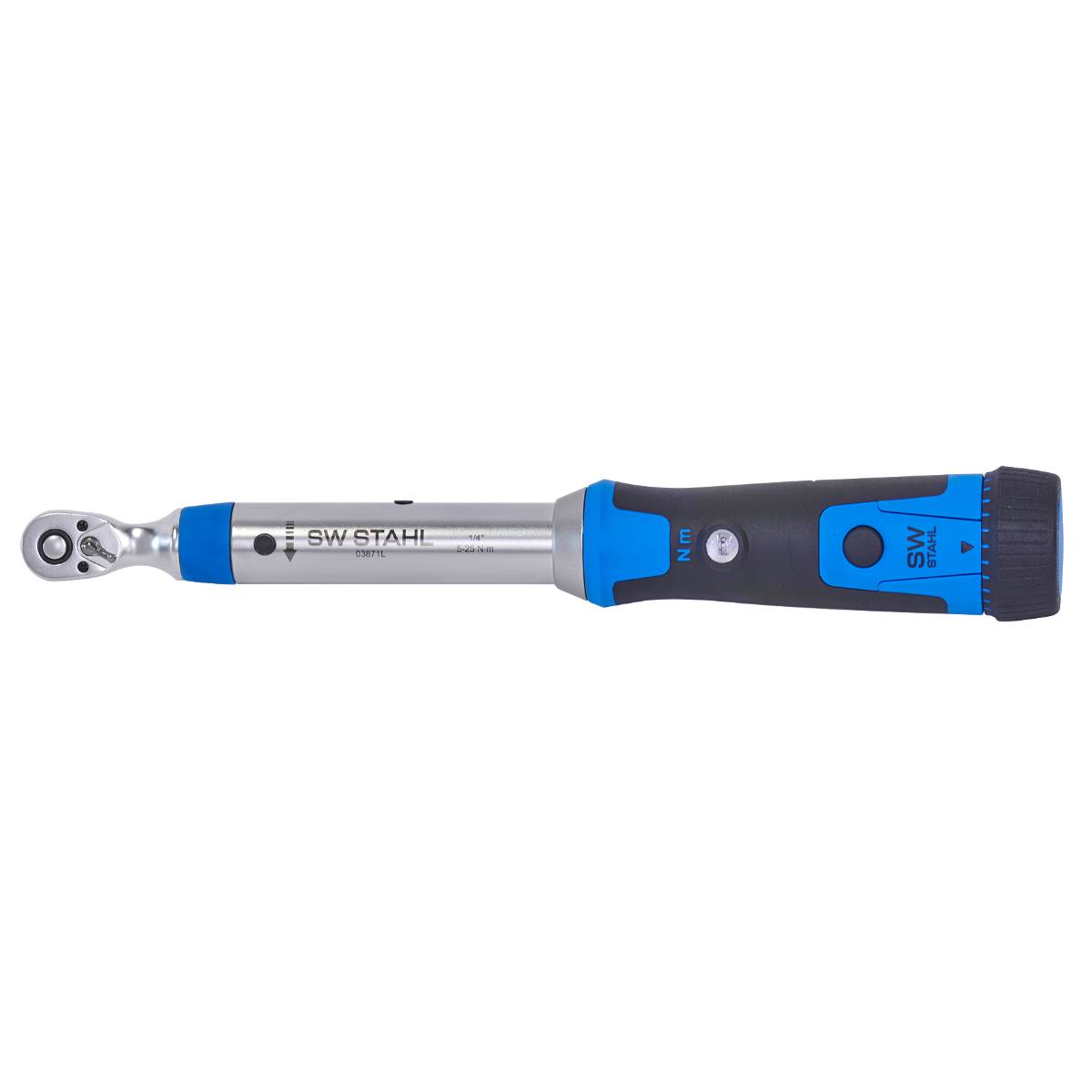 SW-Stahl Profi Drehmomentschlüssel, 1/4", 5-25 Nm