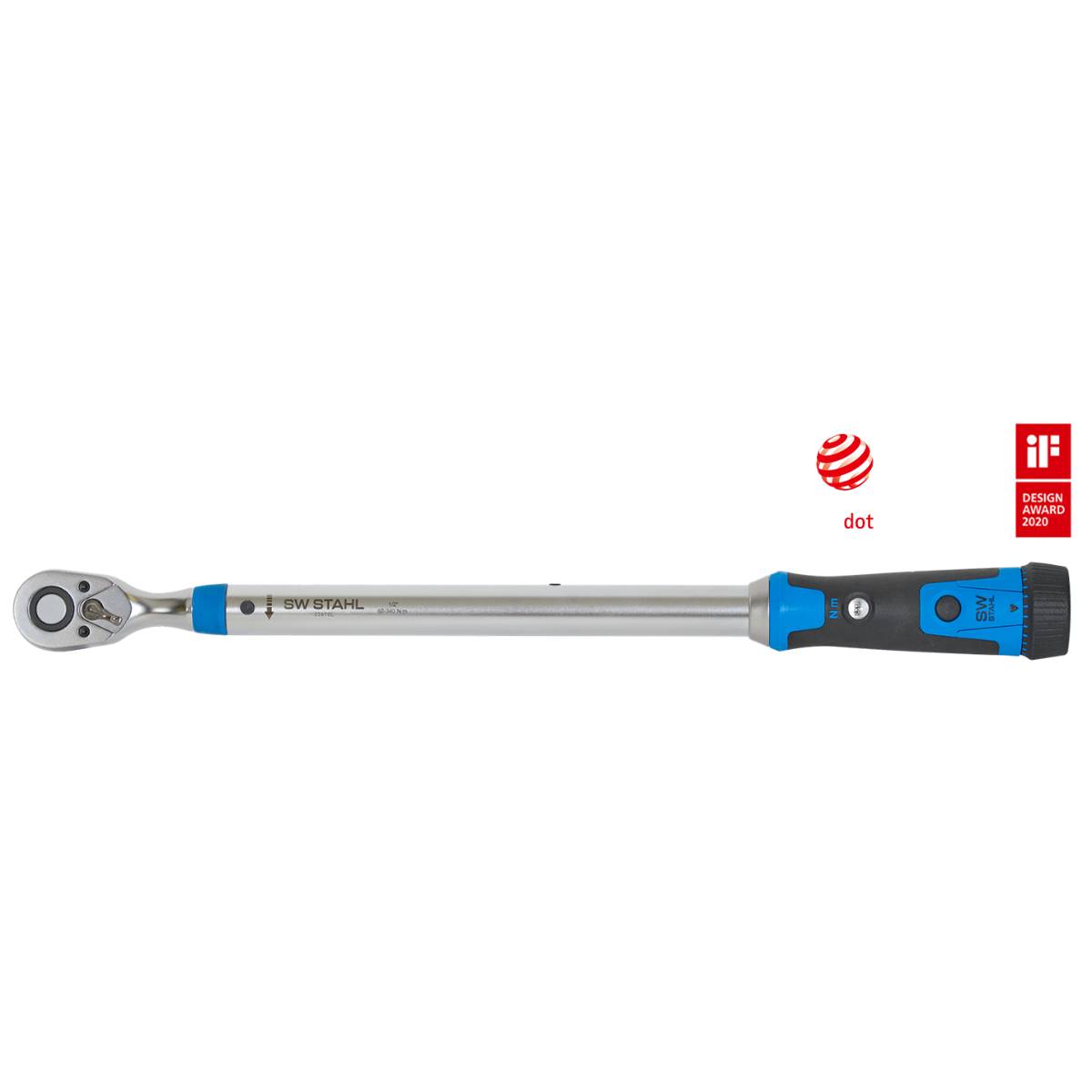 SW-Stahl Profi Drehmomentschlüssel, 1/2", 60-340 Nm
