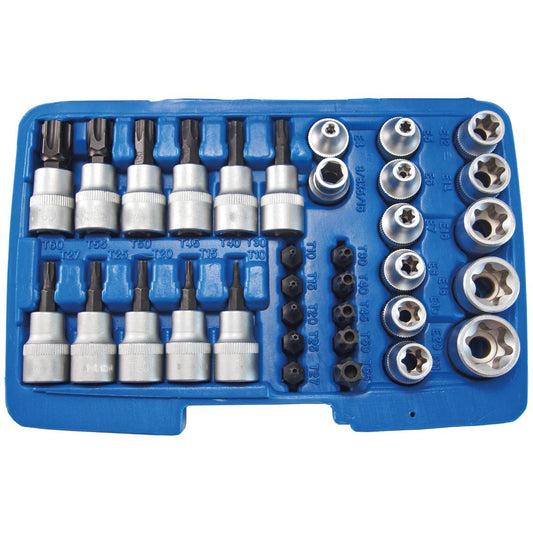 SW-Stahl Steckschlüsselsatz, 3/8", 34-teilig