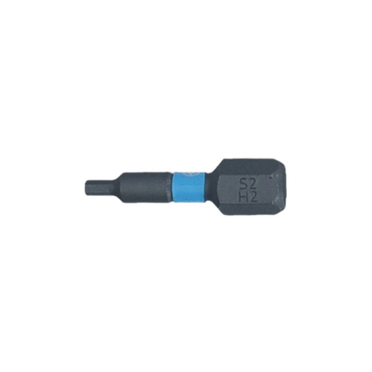 SW-Stahl Schraubendrehbit, 1/4", mit Farbcodierung, 25 mm, Innensechskant, 2 mm