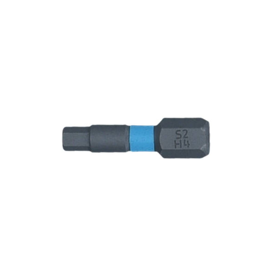 SW-Stahl Schraubendrehbit, 1/4", mit Farbcodierung, 25 mm, Innensechskant, 4 mm
