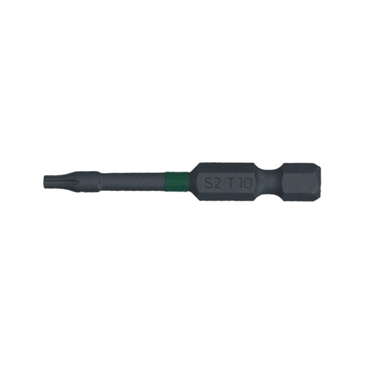 SW-Stahl Schraubendrehbit, 1/4", mit Farbcodierung, 50 mm, T-Profil, T10