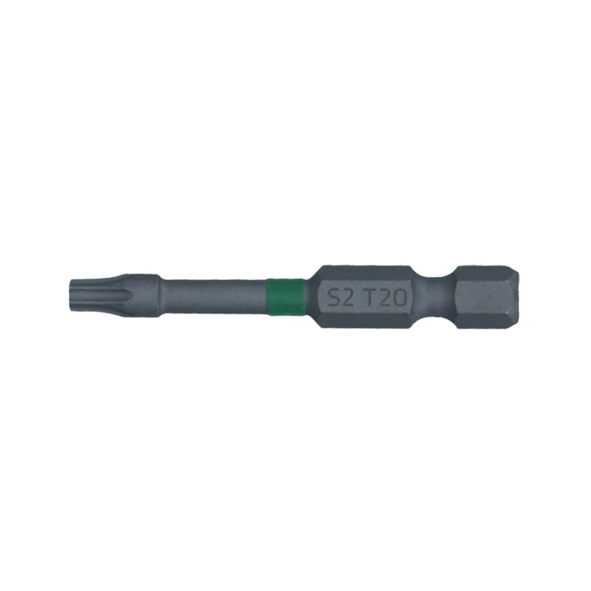 SW-Stahl Schraubendrehbit, 1/4", mit Farbcodierung, 50 mm, T-Profil, T20