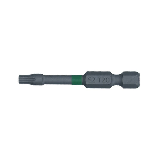 SW-Stahl Schraubendrehbit, 1/4", mit Farbcodierung, 50 mm, T-Profil, T20