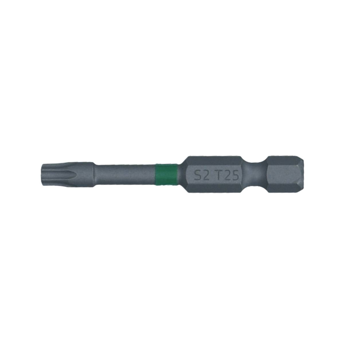 SW-Stahl Schraubendrehbit, 1/4", mit Farbcodierung, 50 mm, T-Profil, T25