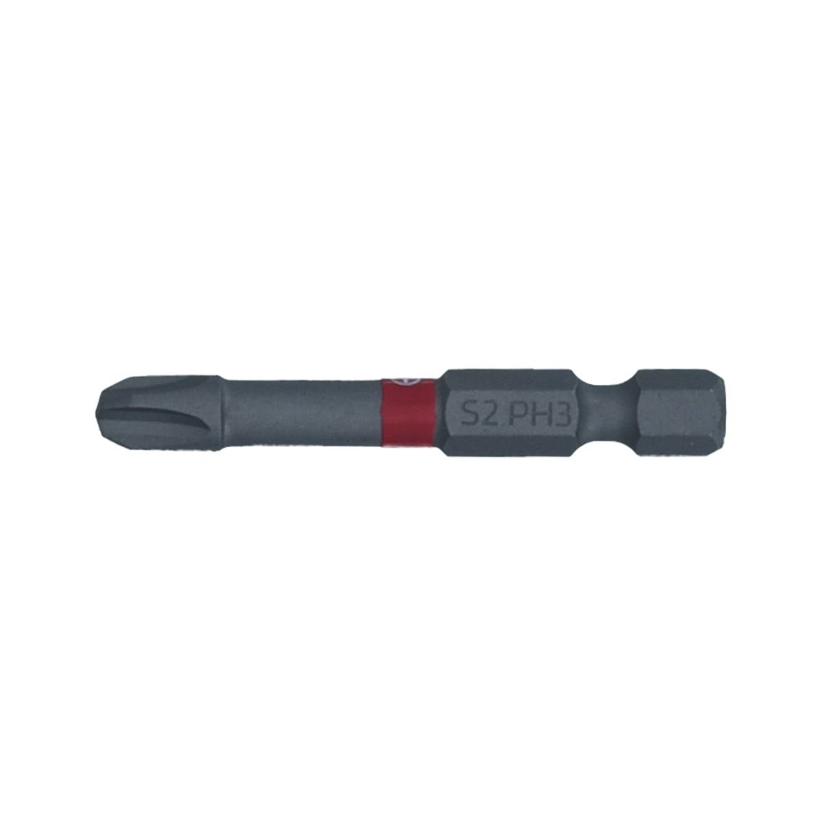 SW-Stahl Schraubendrehbit, 1/4", mit Farbcodierung, 50 mm, Kreuz, PH3