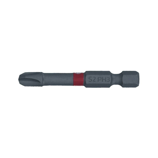 SW-Stahl Schraubendrehbit, 1/4", mit Farbcodierung, 50 mm, Kreuz, PH3